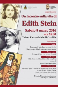 Un incontro sulla vita di Edith Stein