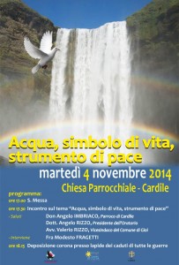 “Acqua, simbolo di vita, strumento di pace“