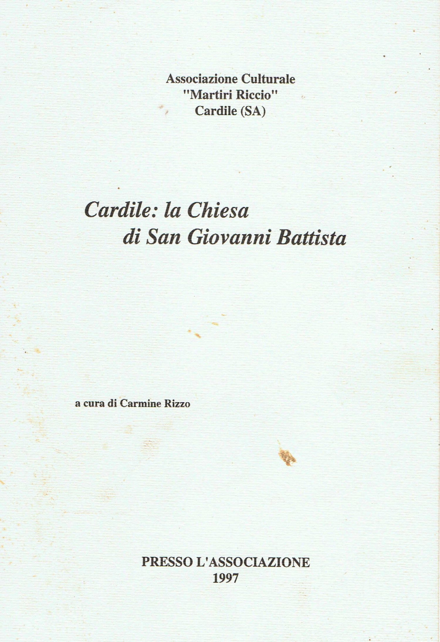 Cardile la Chiesa di San Giovanni Battista