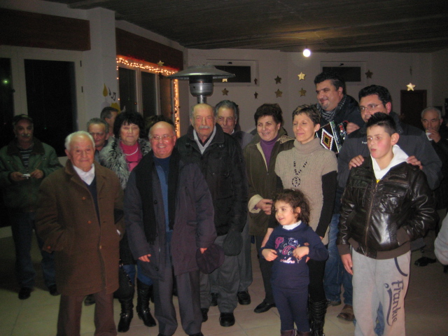 Festa degli anziani durante il periodo natalizio